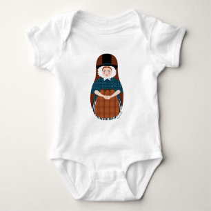 Welsh Matryoshka Baby Strampler