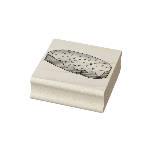 Welsh Rarebit Savory Cheese Toast British Food UK Gummistempel (Stempel)