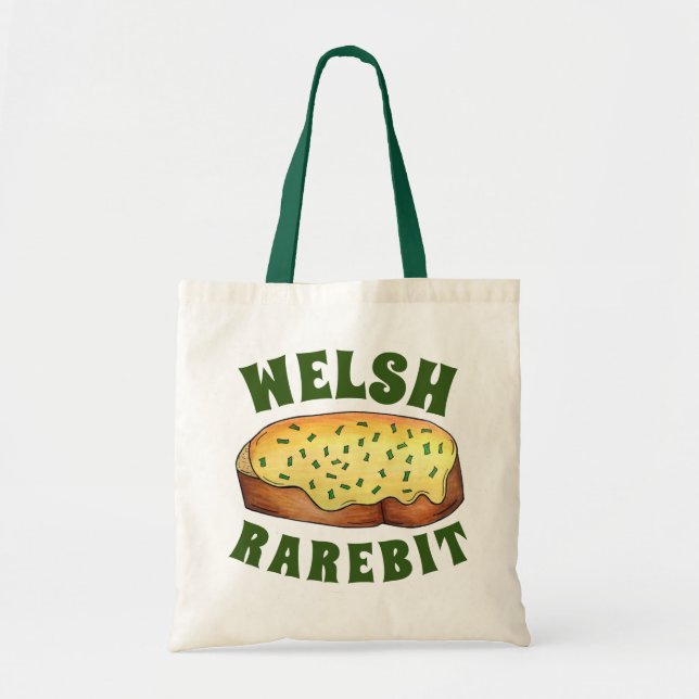 Welsh Rarebit Savory Cheese Toast British Food UK Tragetasche (Vorne)