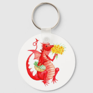 Welsh Red Dragon Schlüsselanhänger