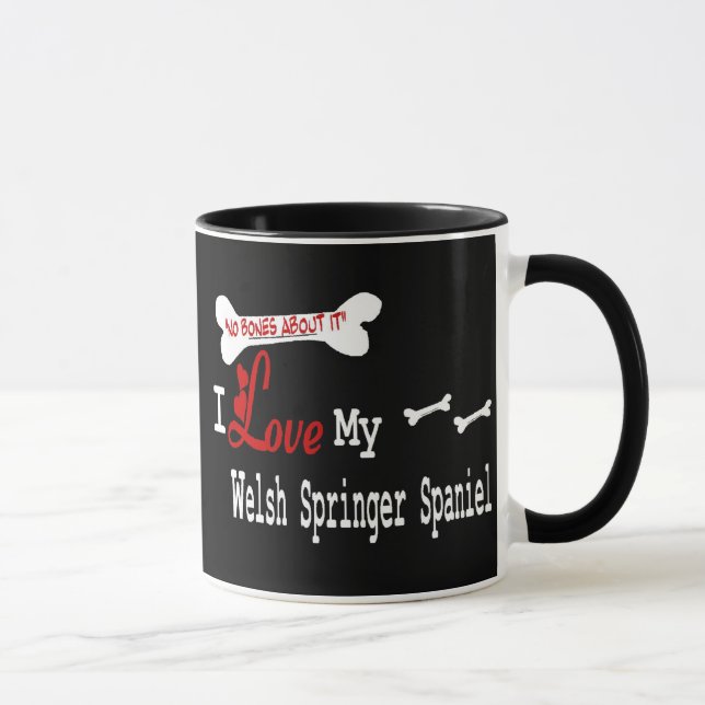 Welsh Springer Spanel (I Liebe) Tasse (Rechts)