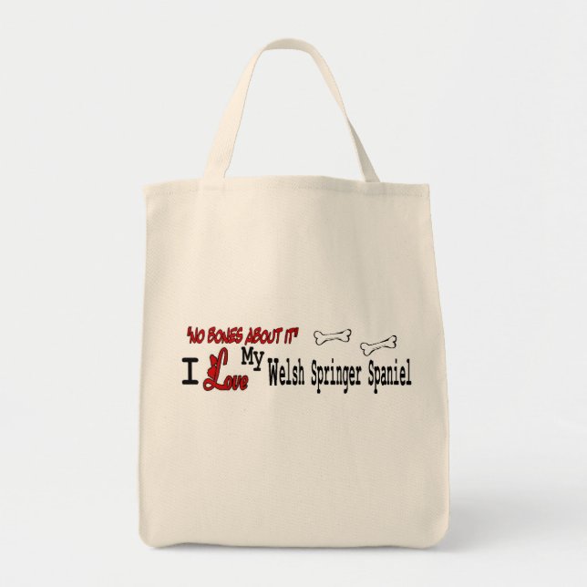 Welsh Springer Spaniel Geschenke Tragetasche (Vorne)