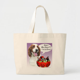Welsh Springer Spaniel Halloween Candy Jumbo Stoffbeutel