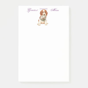 Welsh Springer Spaniel Herz Mama Post-it Klebezettel