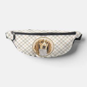 Welsh Springer Spaniel Malerei Original Dog Art Bauchtasche