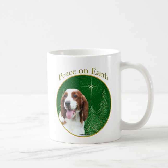 Welsh Springer Spaniel Peace Kaffeetasse (Rechts)