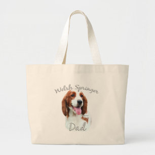 Welsh Springer Spaniel Vater 2 Jumbo Stoffbeutel