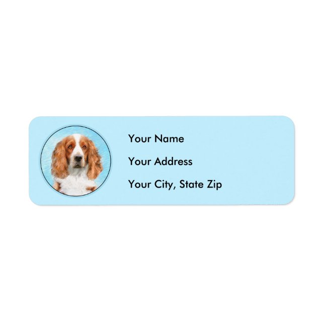 Welsh Springer Spanischmalerei - Original Dog Art (Vorne)