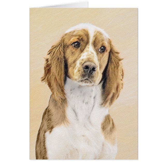 Welsh Springer Spanischmalerei - Original Dog Art (Vorne)