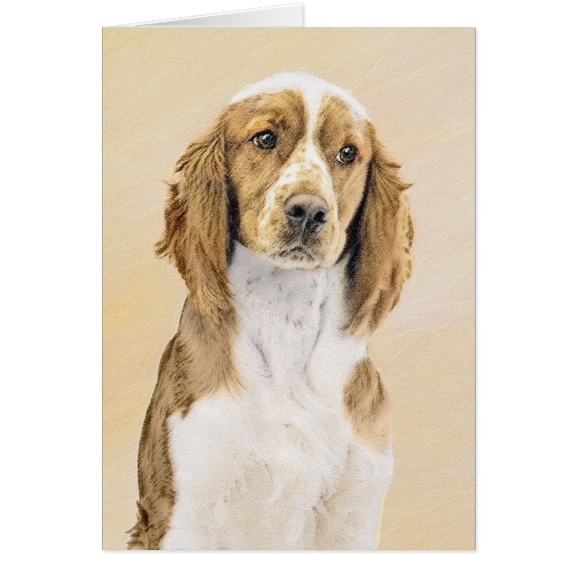 Welsh Springer Spanischmalerei - Original Dog Art (Vorne)
