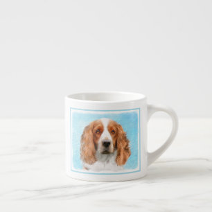 Welsh Springer Spanischmalerei - Original Dog Art Espressotasse