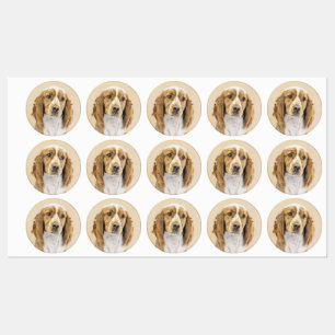 Welsh Springer Spanischmalerei - Original Dog Art Etiketten