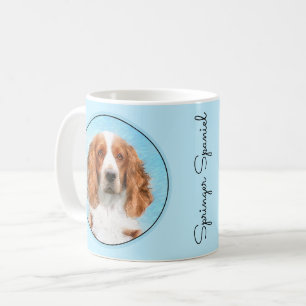 Welsh Springer Spanischmalerei - Original Dog Art Kaffeetasse