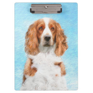 Welsh Springer Spanischmalerei - Original Dog Art Klemmbrett