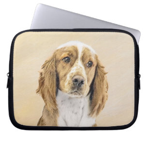 Welsh Springer Spanischmalerei - Original Dog Art Laptopschutzhülle
