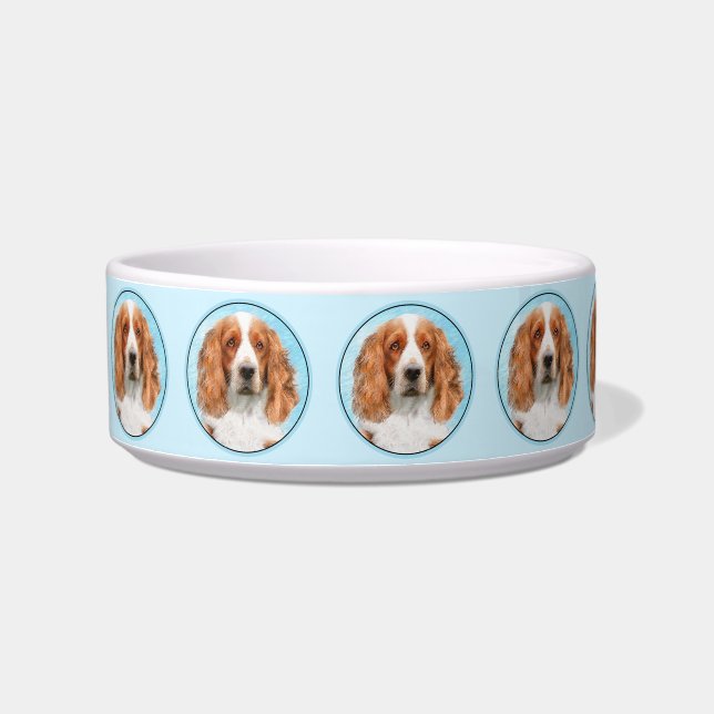 Welsh Springer Spanischmalerei - Original Dog Art Napf (Links)