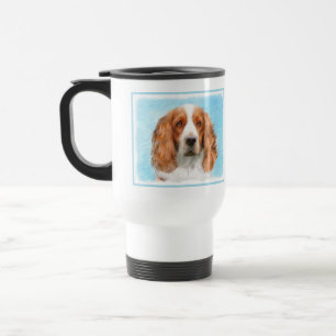 Welsh Springer Spanischmalerei - Original Dog Art Reisebecher