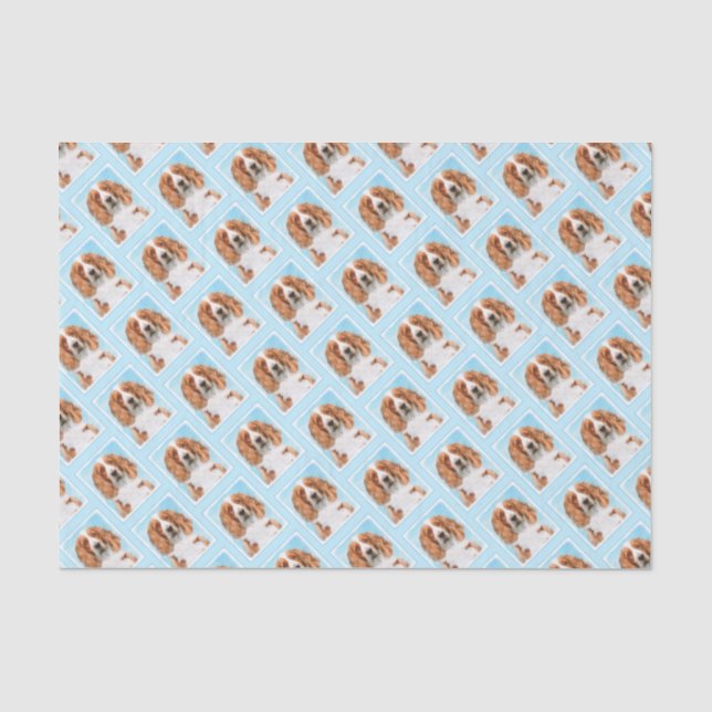 Welsh Springer Spanischmalerei - Original Dog Art Seidenpapier (Vorderseite)