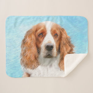 Welsh Springer Spanischmalerei - Original Dog Art Sherpadecke