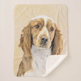 Welsh Springer Spanischmalerei - Original Dog Art Sherpadecke