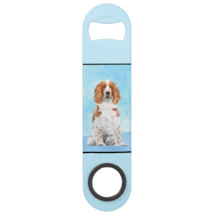 Welsh Springer Spanischmalerei - Original Dog Art Speed Flaschenöffner