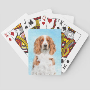 Welsh Springer Spanischmalerei - Original Dog Art Spielkarten