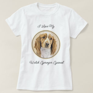 Welsh Springer Spanischmalerei - Original Dog Art T-Shirt