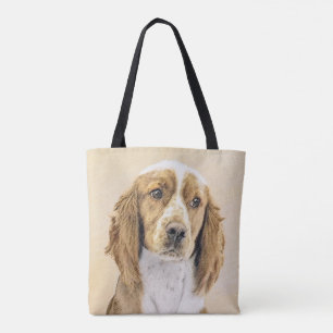 Welsh Springer Spanischmalerei - Original Dog Art Tasche
