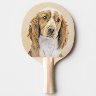 Welsh Springer Spanischmalerei - Original Dog Art Tischtennis Schläger