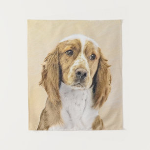 Welsh Springer Spanischmalerei - Original Dog Art Wandteppich