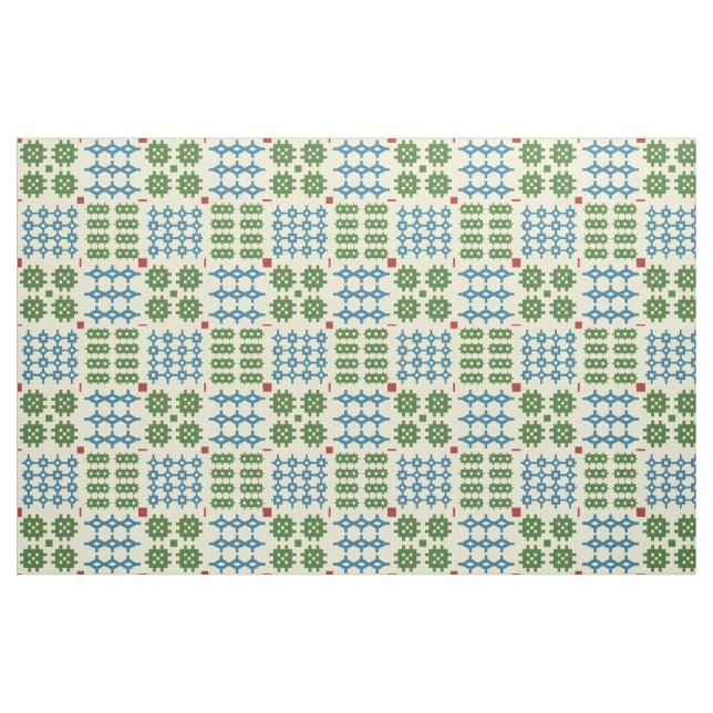 Welsh Tapestry Pattern, Carthen Cymreig Cymraeg Stoff (Fat Quarter (45,7 x 55,9 cm))