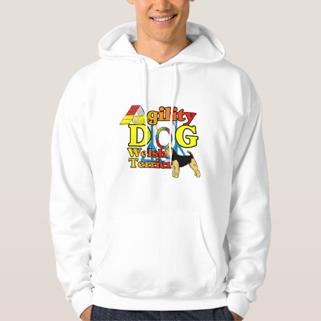 Welsh_Terrier_Agility Hoodie (Vorderseite)