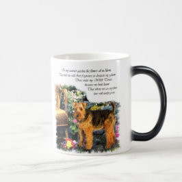 Welsh Terrier Art Geschenke Verwandlungstasse