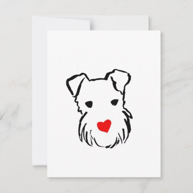 Welsh Terrier Card (Vorderseite)