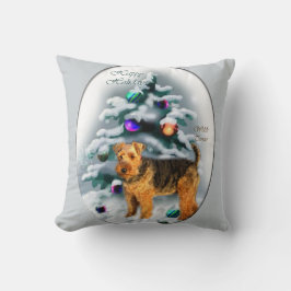 Welsh Terrier Christmas Kissen