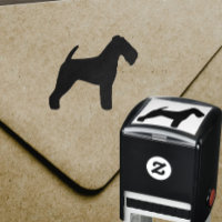 Welsh Terrier Dog Breed Silhouette