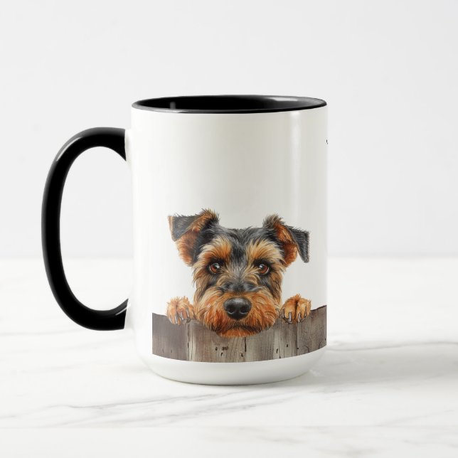 Welsh Terrier Dog Tasse (Links)