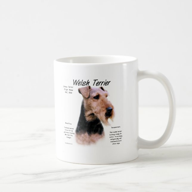 Welsh Terrier History; Über walisische Terrier Kaffeetasse (Rechts)