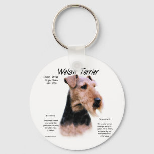 Welsh Terrier History; Über walisische Terrier Schlüsselanhänger