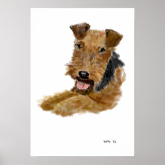 Welsh Terrier Poster