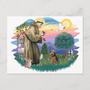 Welsh Terrier Postkarte