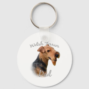 Welsh Terrier Vater 2 Schlüsselanhänger