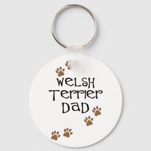 Welsh Terrier Vater für Welsh Terrier Dog Vaters Schlüsselanhänger