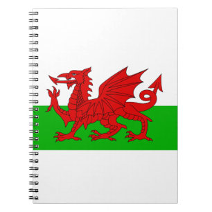 Welsh / Wales Flag - Cymru High Quality Image Notizblock