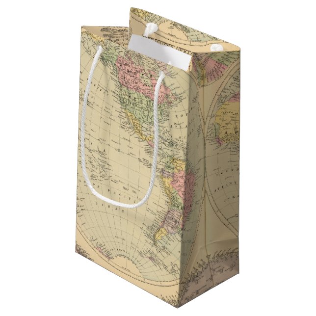 Welt 10 kleine geschenktüte (Rückseite Schrägansicht)