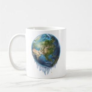 Welt 13 Planeten, Universum, dritter Planet, globa Kaffeetasse
