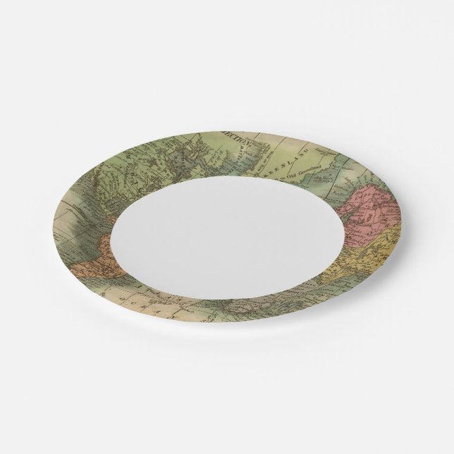 Welt 4 pappteller (Schrägansicht)