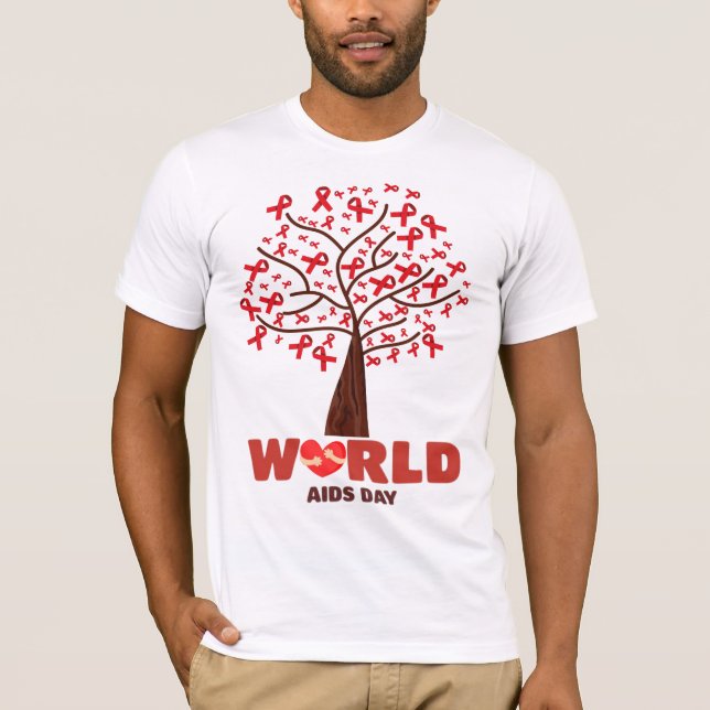 Welt-AIDS-Tag T-Shirt (Vorderseite)
