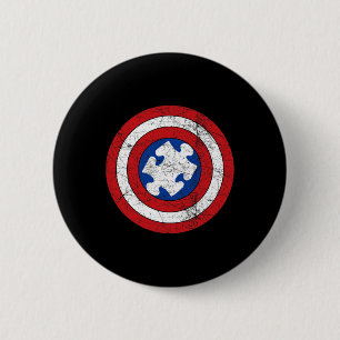 Welt-Aufklärungstag Puzzle Superhero Boys K Button