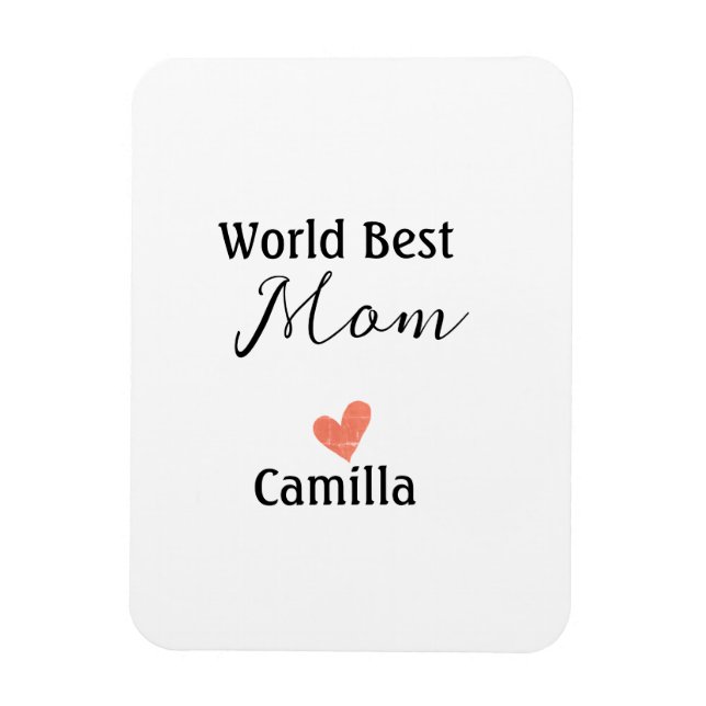 Welt beste Mutter, frohen Muttertag, Oma namheart Magnet (Vertikal)